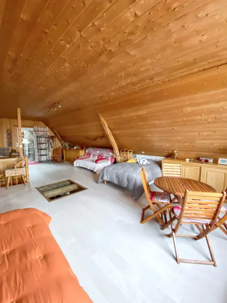 Maison chaleureuse à Mont >Vue montagne & cheminée - Photo 1