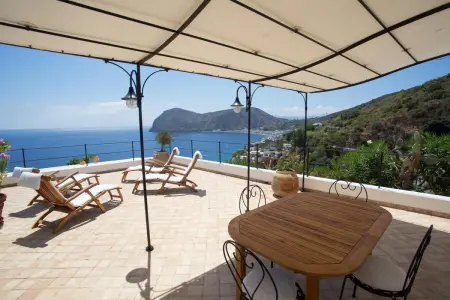 Maison de charme à Lipari avec vue sur la mer, Maison 5 personnes à Lipari - Photo 1
