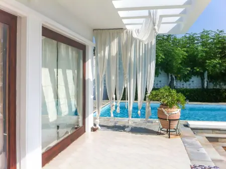 Villa élégante avec vue sur la mer à Nerantza, piscine privée - Photo 32