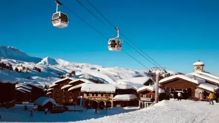 Studio cosy à Mâcot-la-Plagne 24 m² avec vue montagne - Photo 13