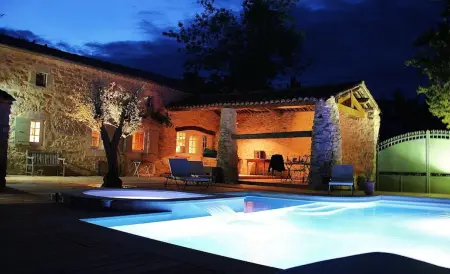 Villa charmante à Lussan avec piscine privée et jardin clos - Photo 5