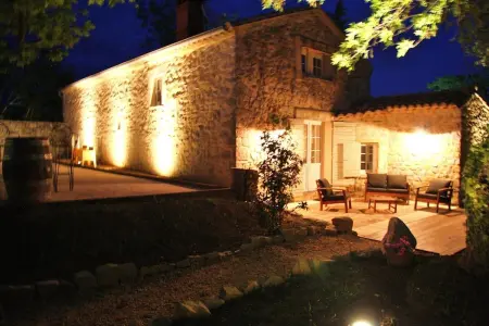 Villa charmante à Lussan avec piscine privée et jardin clos - Photo 9