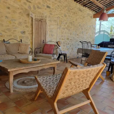 Villa charmante à Lussan avec piscine privée et jardin clos - Photo 15