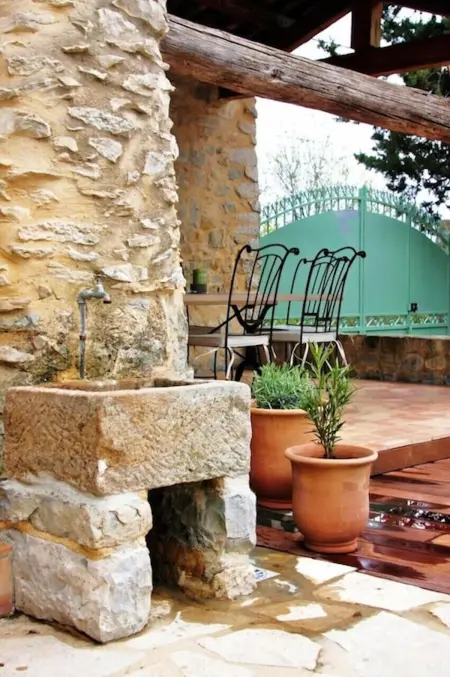 Villa charmante à Lussan avec piscine privée et jardin clos - Photo 16