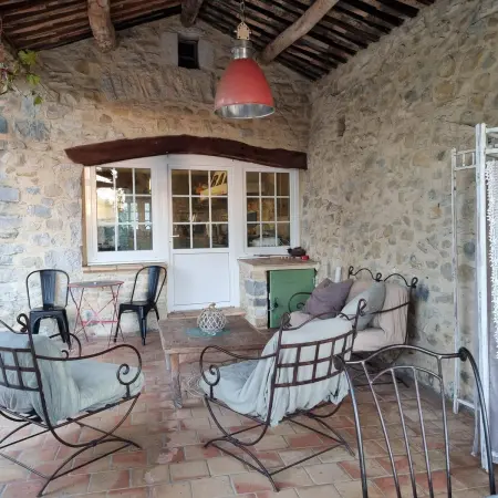 Villa charmante à Lussan avec piscine privée et jardin clos - Photo 18