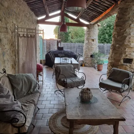 Villa charmante à Lussan avec piscine privée et jardin clos - Photo 19