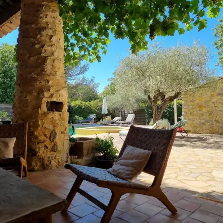 Villa charmante à Lussan avec piscine privée et jardin clos - Photo 20