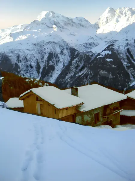 Chalet confortable à Sainte-Foy-Tarentaise avec vue sur la montagne - Photo 1