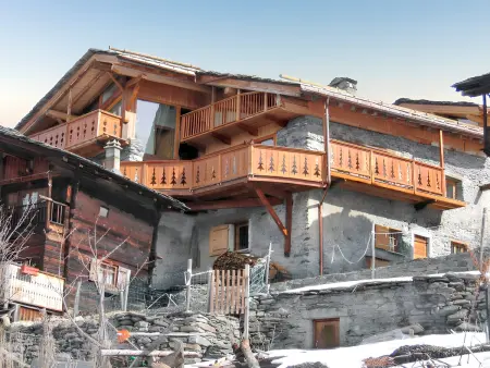 Chalet confortable à Sainte-Foy-Tarentaise avec vue sur la montagne - Photo 7