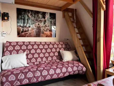 Studio panoramique Notre-Dame-de-Bellecombe - 20 m² - balcon sud - Photo 1