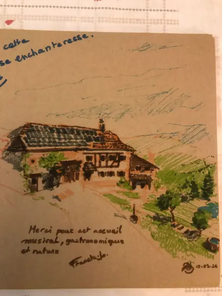 Maison pittoresque à Sainte-Croix-aux-Mines, vue sur la montagne - Photo 107