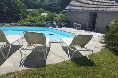 Villa spacieuse avec piscine à Aspin-en-Lavedan, vue montagne. - Photo 13