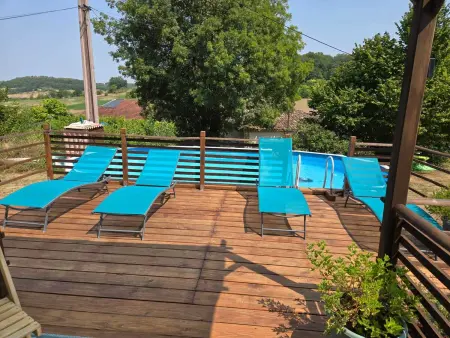 Maison charmante à Sauveterre avec piscine privée - Photo 31