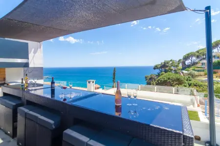 Villa en bord de mer à Lloret de Mar avec vue sur jardin et piscine - Photo 23