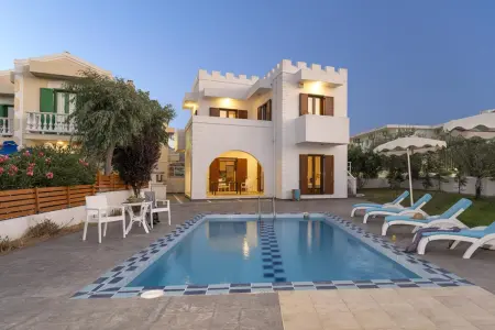 Villa ensoleillée à Kolympia avec piscine privée - Photo 25