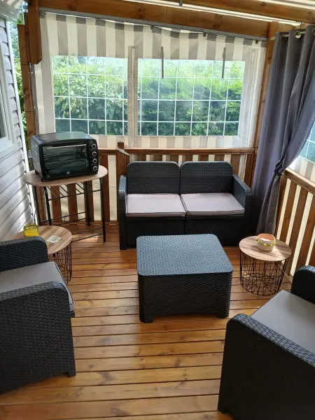 Bungalow charmant à Meschers-sur-Gironde avec piscine partagée - Photo 4