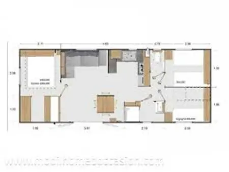 Bungalow charmant, Saint-Julien-en-Born, Piscine partagée - Photo 13