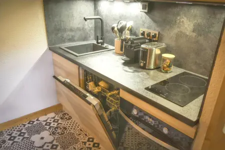 Appartement cosy aux Deux Alpes avec vue sur la montagne Chalet d'or - Photo 13