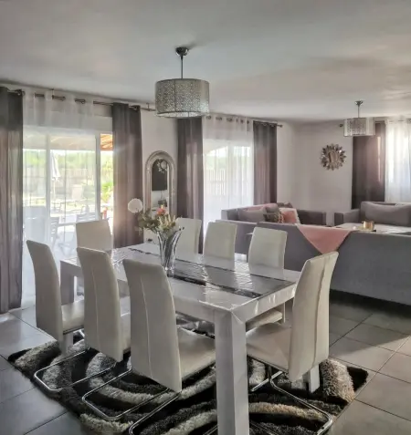 Villa familiale à Bazac avec piscine privée, Villa 6 personnes à Bazac - Photo 3