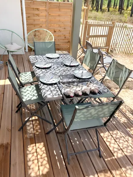 Maison élégante à Moliets-et-Maa avec jardin clos et terrasse - Photo 8