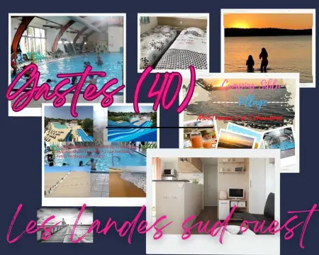 Bungalow Confort Gastes Jacuzzi, Bungalow 6 personnes à Gastes - Photo 27