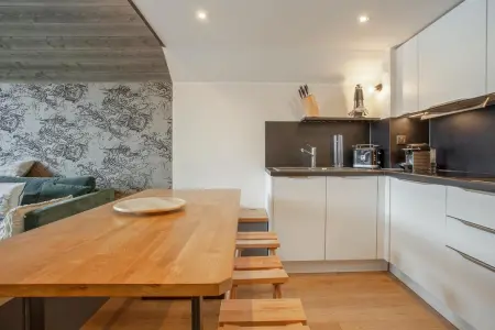Appartement spacieux L'Alpe d'Huez, balcon, Appartement 8 personnes à L'Alpe d'huez - Photo 4