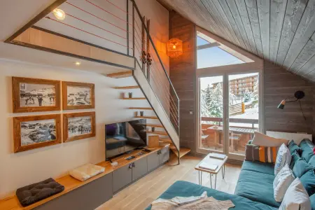 Appartement spacieux L'Alpe d'Huez, balcon, Appartement 8 personnes à L'Alpe d'huez - Photo 15