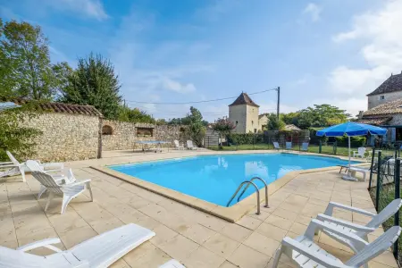 Maison spacieuse à Thenac avec piscine privée, Maison 16 personnes à Thenac - Photo 7