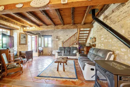 Maison spacieuse à Thenac avec piscine privée, Maison 16 personnes à Thenac - Photo 10