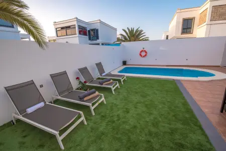 Villa élégante Playa Blanca avec piscine, Villa 6 personnes à Playa blanca - Photo 21