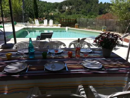 Villa charmante au Beaucet avec piscine privée, Villa 8 personnes à Le Beaucet - Photo 3