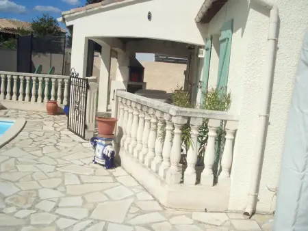 Villa avec jardin à Poussan avec piscine privée ouverte toute l'année - Photo 15