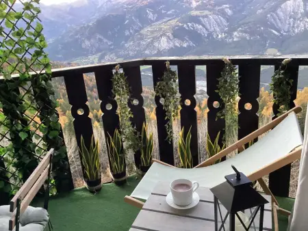 Studio chaleureux à Uvernet-Fours, 25m² avec vue montagne - Photo 2