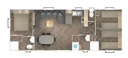 Bungalow familial à Saint-Brevin-les-Pins avec piscine partagée - Photo 6