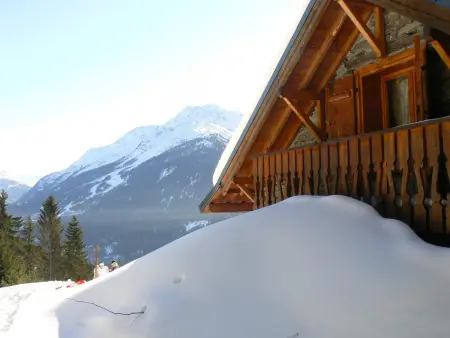 Maison de charme à Séez avec vue sur montagne, cheminée - Photo 1