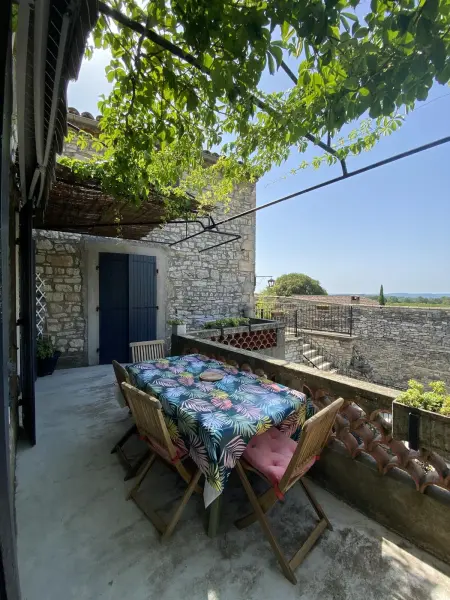 Maison charmante à Orgnac-l'Aven avec piscine partagée. - Photo 31
