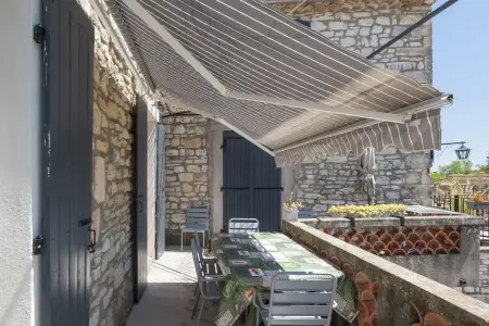 Maison charmante à Orgnac-l'Aven avec piscine partagée. - Photo 35