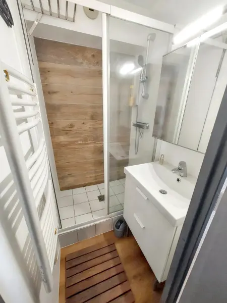 Appartement cosy à L'Alpe d'Huez 27 m² avec vue montagne - Photo 12