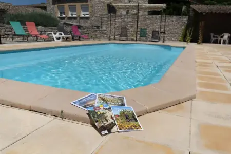 Location chaleureuse à Orgnac-l'Aven avec piscine partagée - Photo 48
