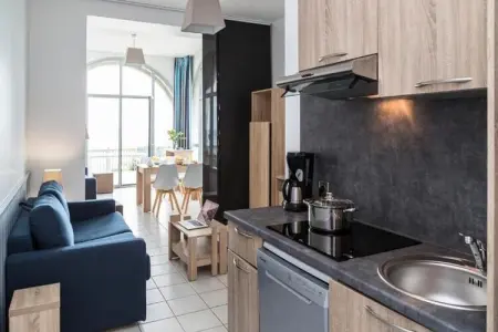 Résidence Odalys Valentin Plage ***, Studio Cabine 4 Personnes Vue Parc - Photo 14
