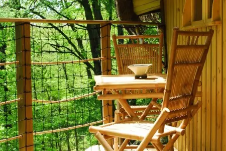 Parc de la Belle, Cabane de la Canopיe 3 personnes - Photo 11