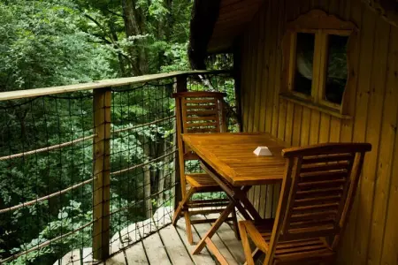 Parc de la Belle, Cabane de la Canopיe 3 personnes - Photo 16