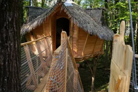 Parc de la Belle, Cabane des Ecureuils 4 personnes - Photo 13