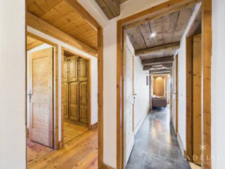 Appartement skis aux pieds 160m² pour 14 pers, 5 ch, parking, cheminée, WiFi - Photo 15