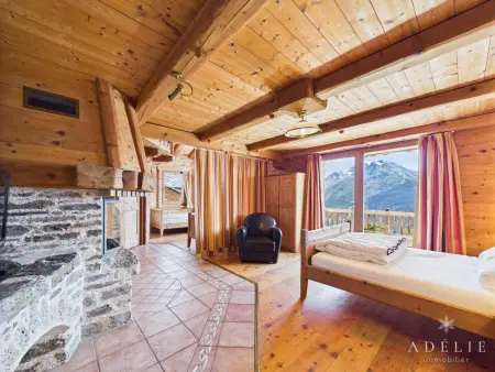 Appartement skis aux pieds 160m² pour 14 pers, 5 ch, parking, cheminée, WiFi - Photo 22