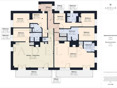 Appartement skis aux pieds 160m² pour 14 pers, 5 ch, parking, cheminée, WiFi - Photo 30