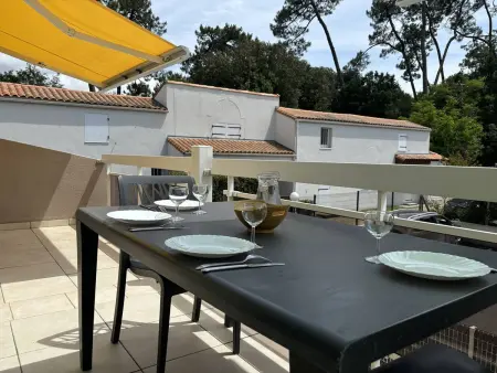Saint-Palais : T2 3 étoiles, proche plage, terrasse sud, parking, clim et Wifi - Photo 1