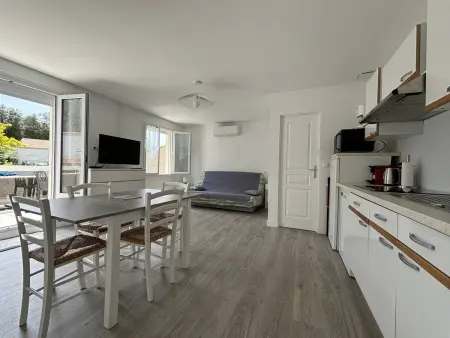 Saint-Palais : T2 3 étoiles, proche plage, terrasse sud, parking, clim et Wifi - Photo 8