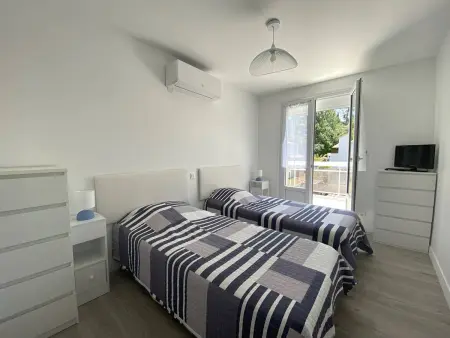 Saint-Palais : T2 3 étoiles, proche plage, terrasse sud, parking, clim et Wifi - Photo 10