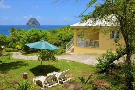 Maison confortable au Diamant avec vue sur la mer - Photo 1